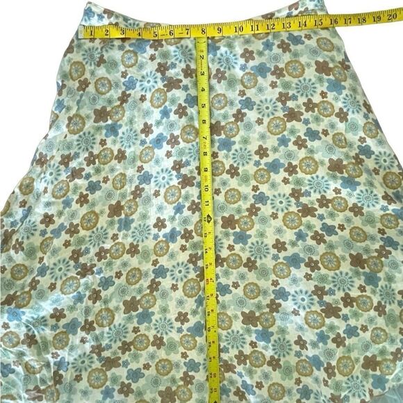 ABS Allen Schwartz a-line floral knee length fully line w tulle skirt sz 8 - Picture 2 of 10